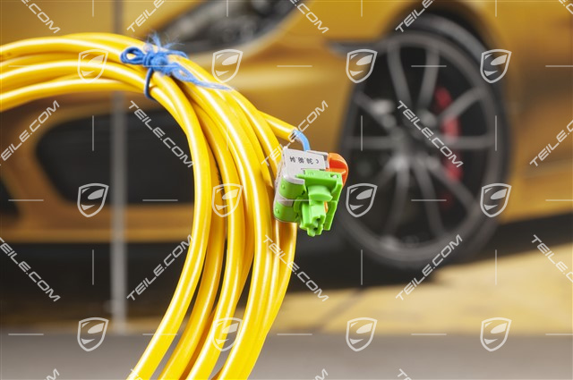 Wiring harness / lead / cable / wire with plug / socket for seat belt tensioner, passenger's side