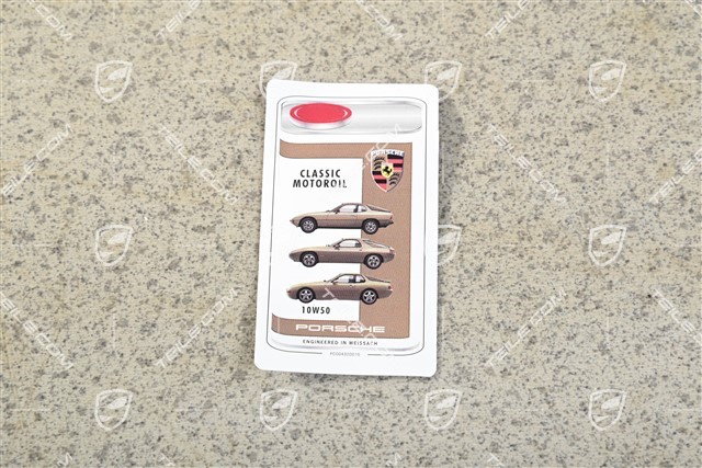 Porsche Classic - naklejka olej silnikowy 10W50 Porsche Classic - naklejka olej silnikowy 10W50