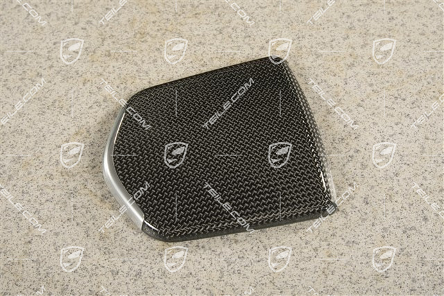 Deckel Ascher, Hochglanz Carbon