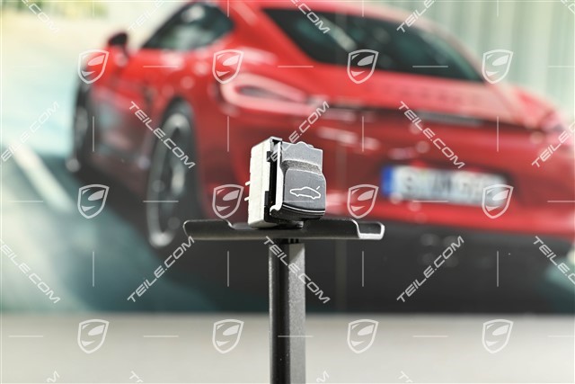 Przycisk zamka tylnej klapy, czarny mat