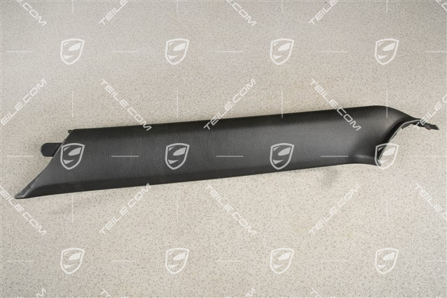 Verkleidung von A-Säule, Coupe, Kunstleder, Schwarz, L