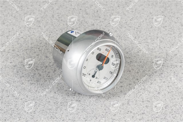 Stoppuhr, Zifferblätter Stoppuhr in silber