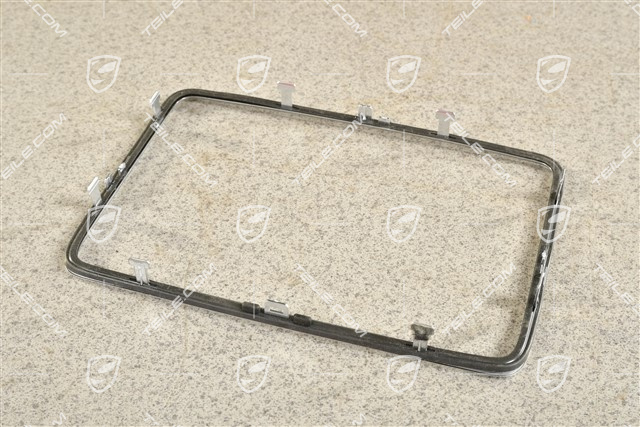 Trim, rear centre console, Galvano silver