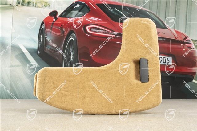 Osłona, Tapicerka bagażnika, welur, Sand beige, R