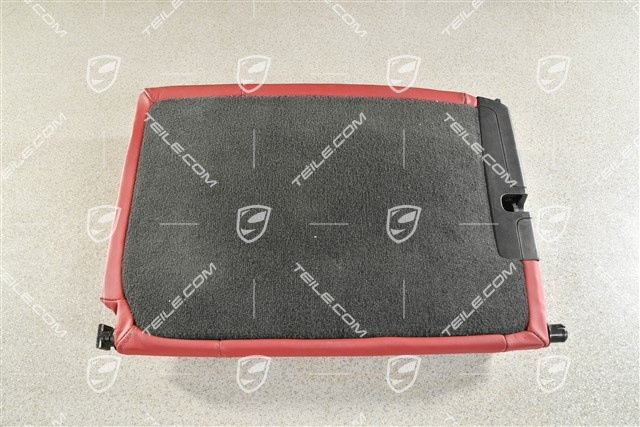 Convertible, Back seat backrest, leather Carrera Red, R