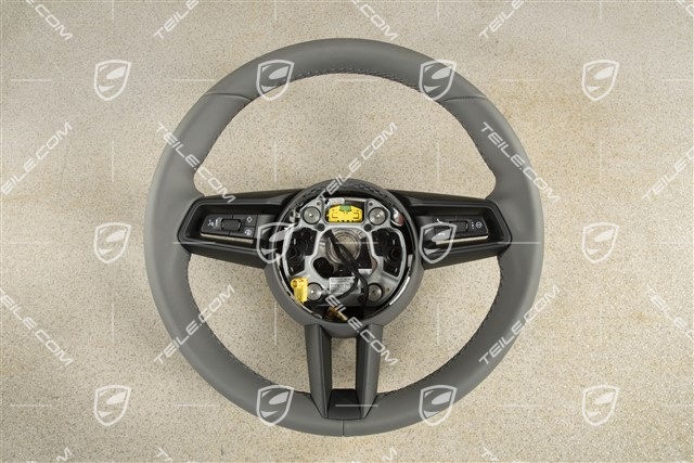 Kierownica multifunkcyjna, Skóra, Slate Grey/Black