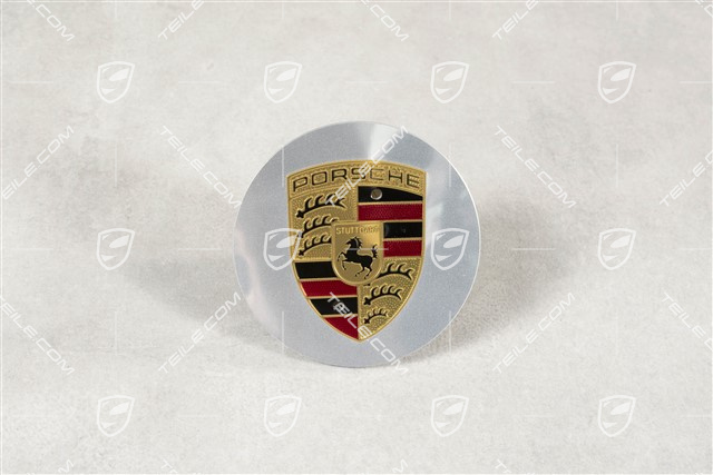 Dekielek koła, wklęsły, kolorowy herb, polerowany, do felg Turbo III