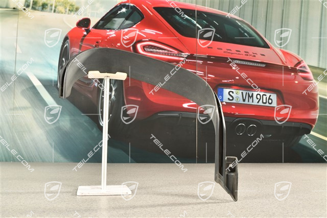 Osłona rury wydechowej, czarny mat, C2 / C4, R