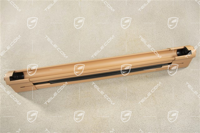 Kofferraumabdeckung / Rollo, Elektrisches Rollo an Heckscheibe, Cognac