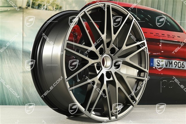 21" Felgensatz Cayenne RS Spyder Design, 11J x 21 ET58 + 9,5J x 21 ET46, Turbonit