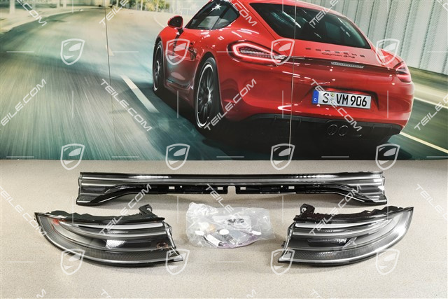 Exclusive Design rear light set, left+right+center