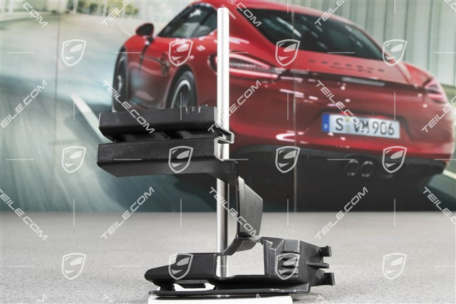 Air guide / duct, black matte, L