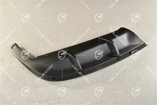 Osłona dolna zderzaka tylnego, czarna matowa, GTS, PDC, R