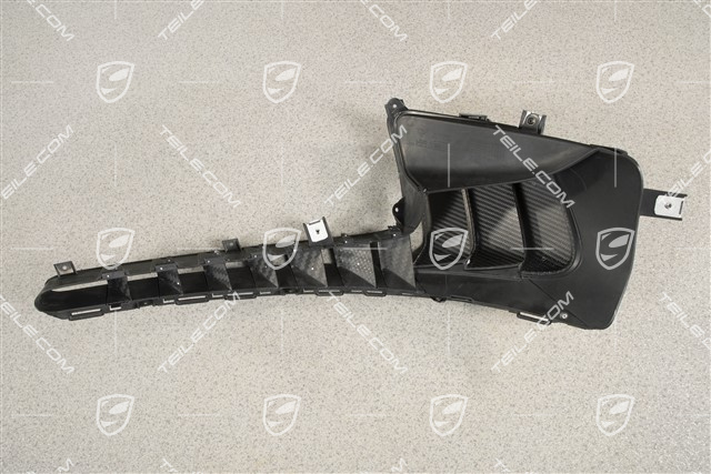 GT2RS frame air inlet, carbon gloss black, R