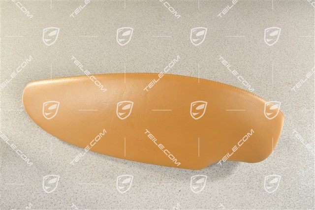 Schalttafelverkleidung Abdeckung, Leder, Savannabeige