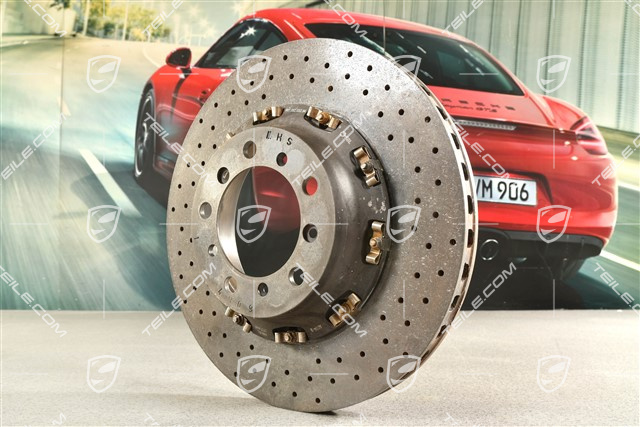 Brake disc, PCCB, GT2RS / GT3RS, minimally damaged on the edge, R