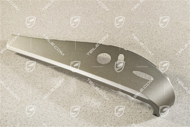 Seat frame trim, electrically adjustable seat, Volcano Grey, R