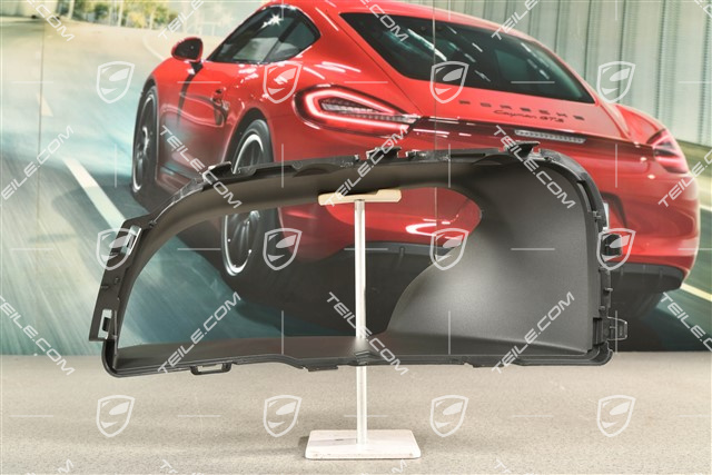 GTS / Turbo, Air duct / guide, Satin black, L