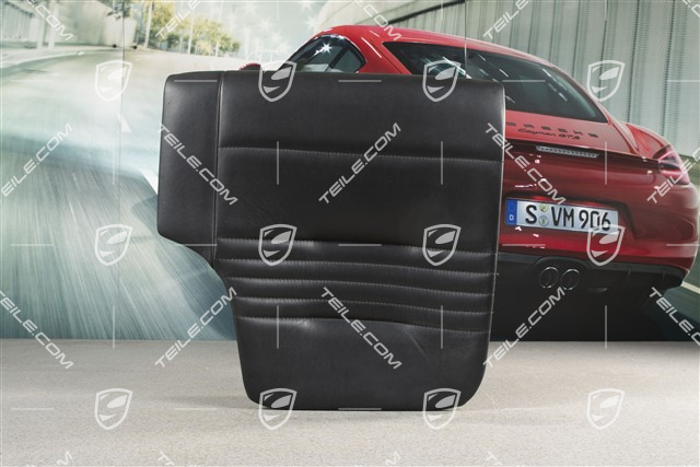 Siedzenia tylne, siedzisko, Coupe/Targa, Skóra, Czarne, L