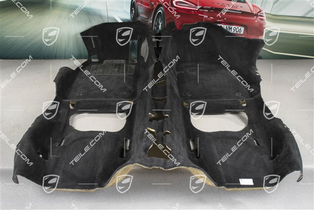 Wykładzina przednia, Czarna, Coupe