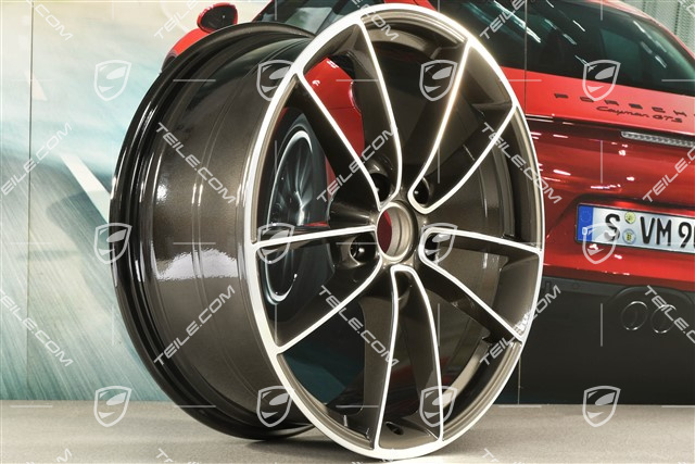 20-inch wheel rim Carrera Classic, 8,5J x 20 ET50, Titan