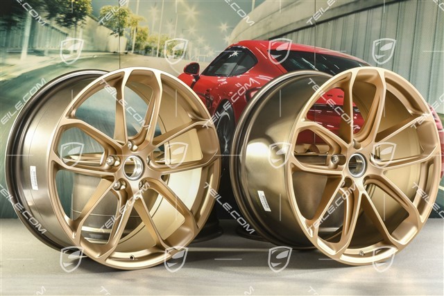 22" komplet felg GT, felgi 10,5J x 22 ET49 + 11,5J x 22 ET52, Neodyme