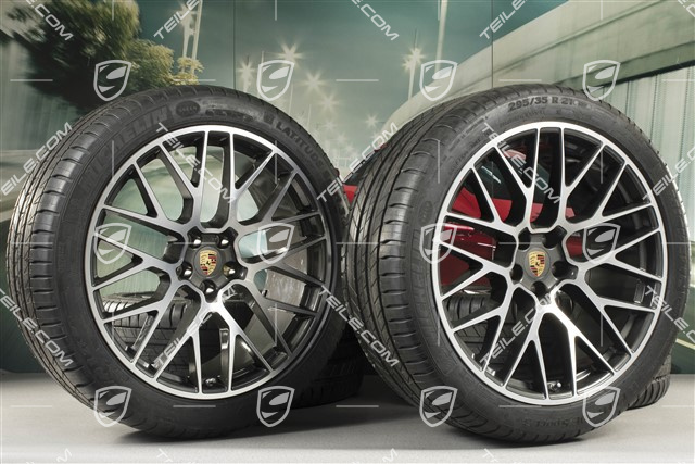 21" koła letnie, komplet, RS Spyder Design, felgi 9,5J x 21 ET27 + 10J x 21 ET19 + opony letnie Michelin 265/40 R21 + 295/35 R21, z czujnikami ciśnienia