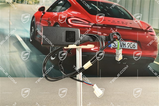 Seat belt buckle, front, USA, R