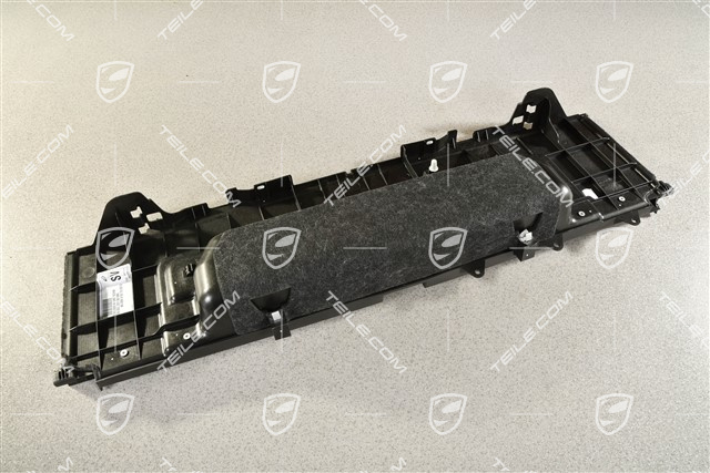 Blenda / osłona zamka, dolna, brązowa