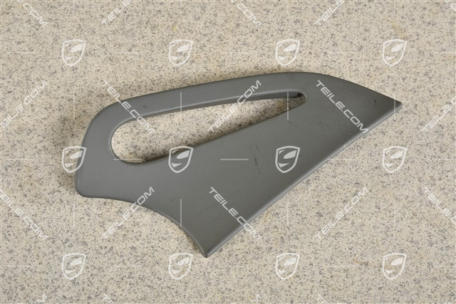 Blenda na pas bezpieczeństwa, tylna, szara, Coupe, R