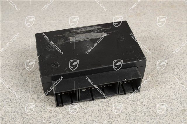 Control unit, rear end