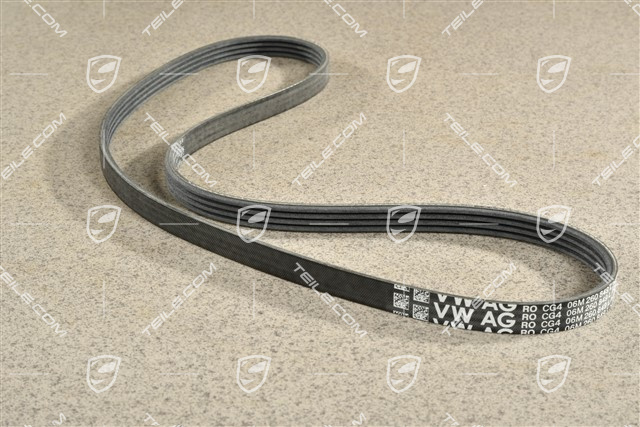 2,9L / 3,0L, Poly rip belt, air condition compressor A/C belt