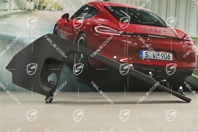 Tapicerka progu, Przednia, czarna, L