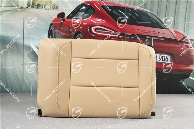 Notsitzrückenlehne / Rücksitz / Rückenlehne, Hinten, Leder, Luxorbeige, Coupe, L