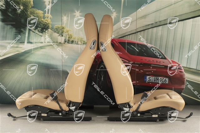 Sitze, manual/elektrisch einstellbar, Heizung, Kunstleder/Alcantara, in luxorbeige, L+R