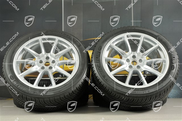 20-inch "Macan SportDesign" winter wheels set, rims 9J x 20 ET26 + 10J x 20 ET19 + NEW Michelin winter tyres 265/45 R 20 + 295/40 R 20, with TPMS