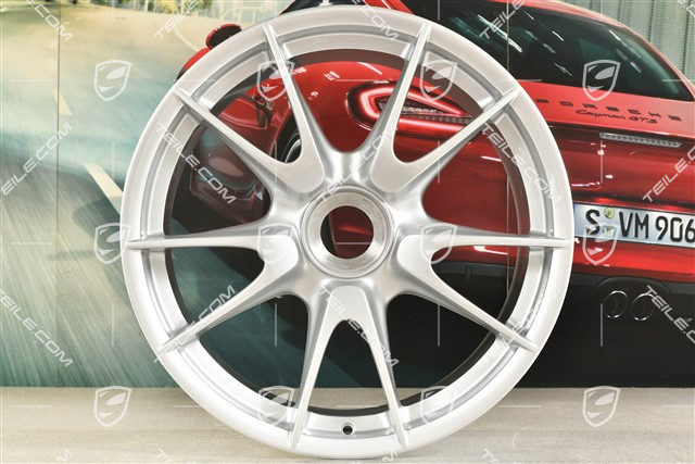 19" Felga GT3 RS, centralne mocowanie, 9J x 19 ET47, srebrna