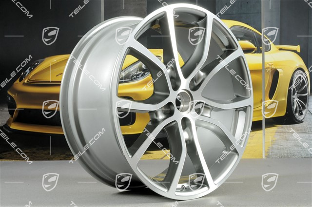 21-inch wheel rim set Cayenne ExclusiveDesign, 11J x 21 ET58 + 9,5J x 21 ET46