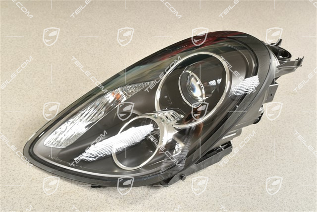 Xenon headlight with curve light, without control unit and xenon bulb, L