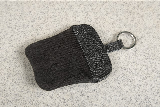 Porsche Classic Etui na klucze, z wytłoczonym herbem Porsche, sztruks