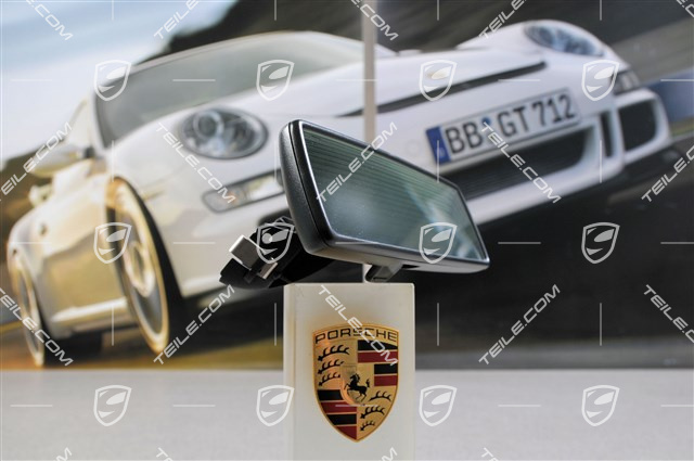 Lusterko wewnętrzne zwykłe, wsteczne, czarne