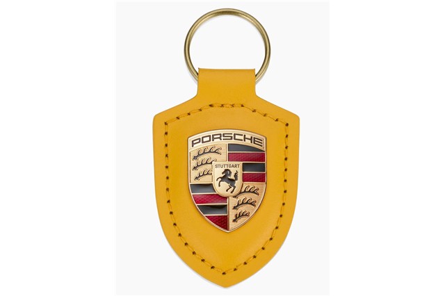 Wappen, Schlüsselanhänger, signalgelb Wappen, Schlüsselanhänger, signalgelb