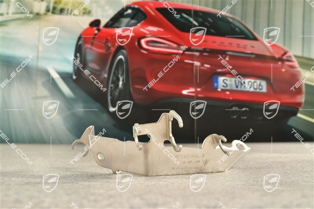 Brake hose bracket / support, front axle, R