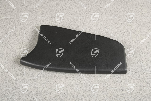Osłona boczna tunelu środkowego, Skóra, czarna, Coupe/ Targa, R