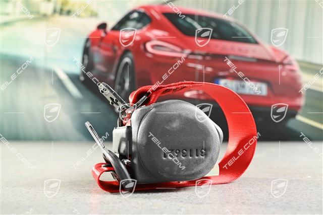 Cabrio / Targa, Sicherheitsgurt, Indischrot, L