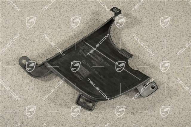 Air inlet / duct / guide cover, lateral, Black matte, PDC, R