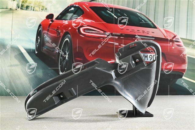 Prowadnica powietrza / 4,8L Biturbo, czarna satyna, L