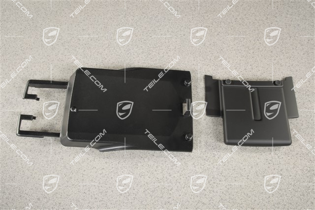 Blenda podłokietnika / tunelu środkowego, czarna