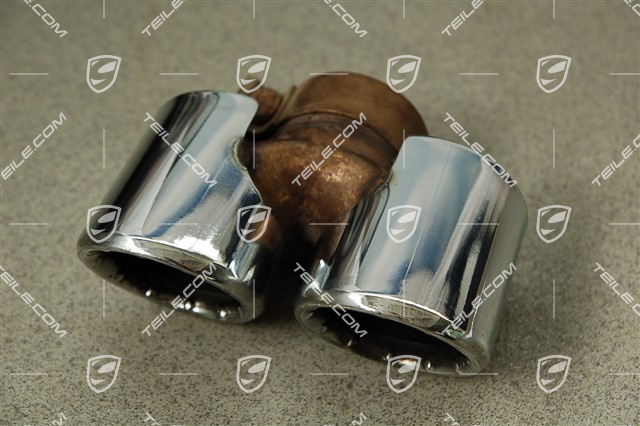 Rura końcowa, podwójna, pakiet Exclusive