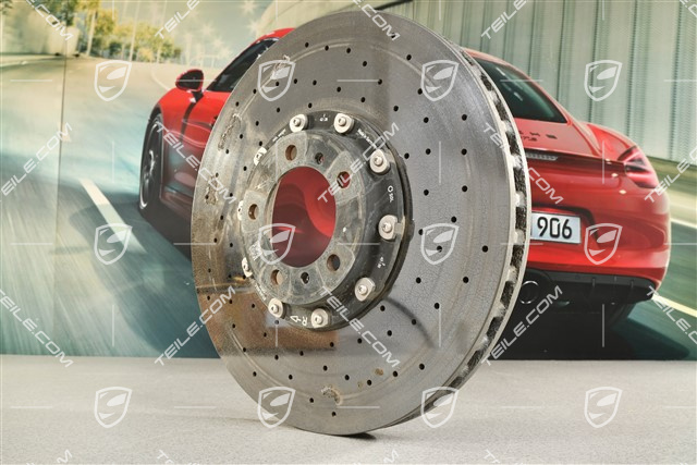 PCCB tarcza hamulcowa ceramiczna, 20" / 420mm, mocno uszkodzona, R